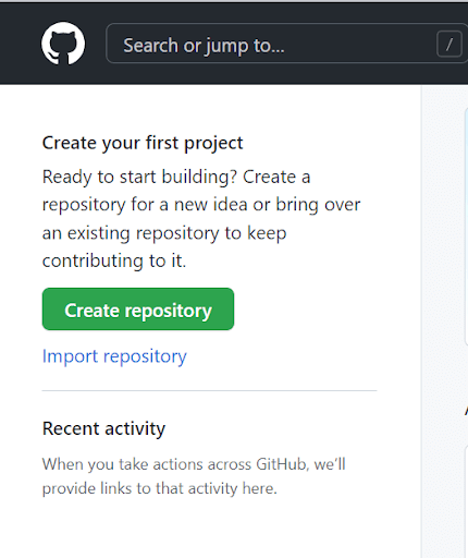Creating a Repository